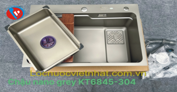 Chậu rửa bát inox một hố Kagol 6845