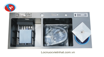 Chậu 2 Hố 1 bàn 100045 giọ rác cài dao