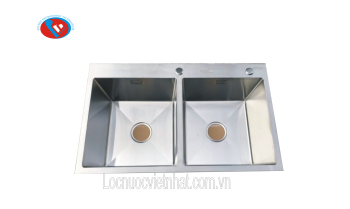 Chậu 2 Hố Cân 7843 HAND MADE KOREA