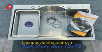 Chậu rửa bát inox một hố Kagol 7848