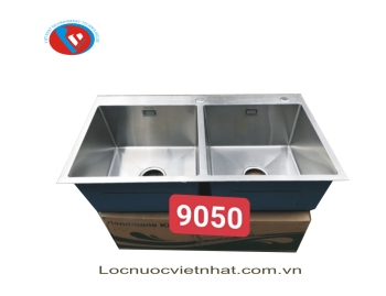 Chậu 2 Hố Cân Vuông 9050 HAND MADE KOREA