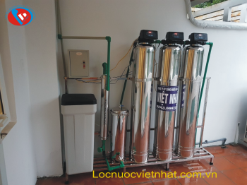 Hệ Lọc Tổng Toàn Nhà 3 Cột LT 03 Van Tự động Sục Xả