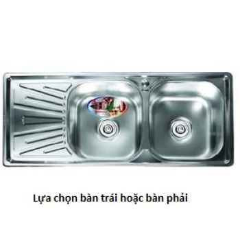 Chậu 2 Hố 1 Bàn S100S